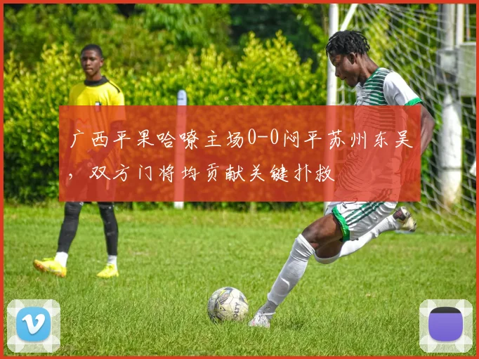 广西平果哈嘹主场0-0闷平苏州东吴，双方门将均贡献关键扑救